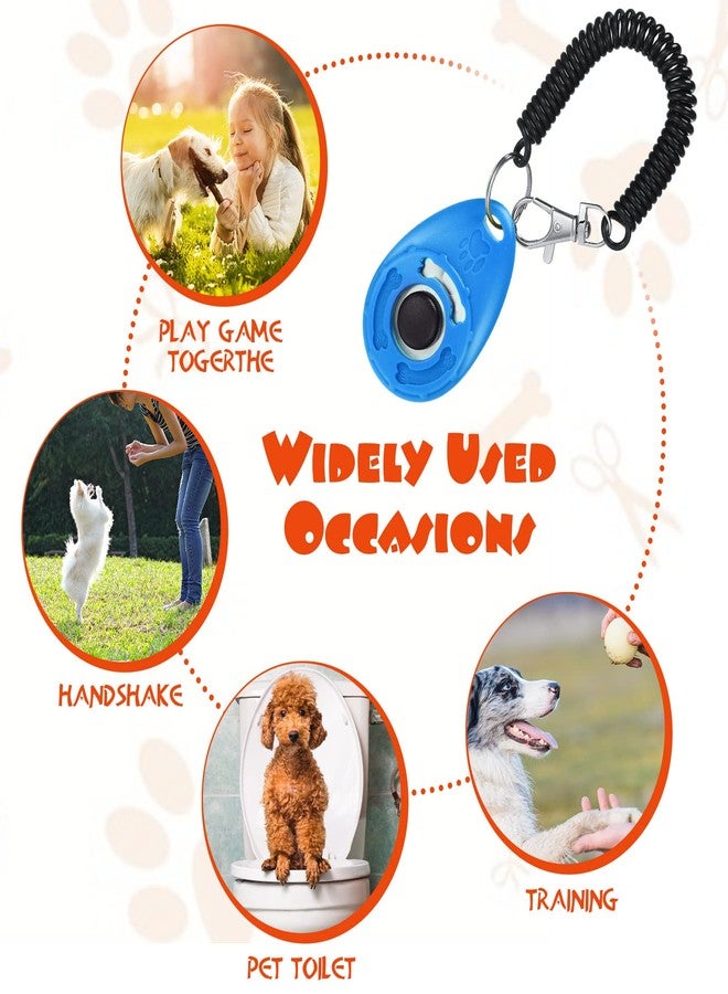 Kigeli 30 Pcs Dog Training Clicker for Pet with Wrist Strap Dog Cat Bird Clicker Puppy Training Supplies for Dogs Cats Horses Birds Behavioral Coaching Accessories (Multicolor) - Image 5